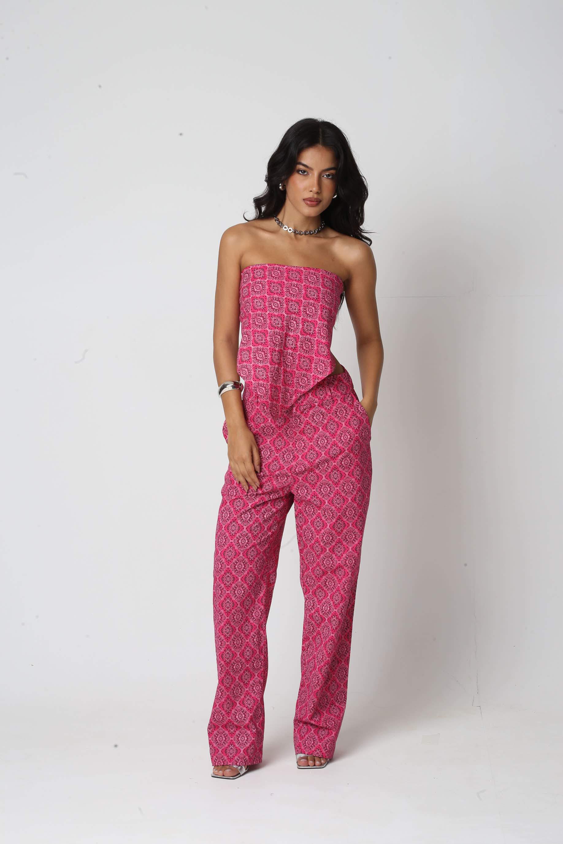 Calça Algodão Paisley Lídia Rosa