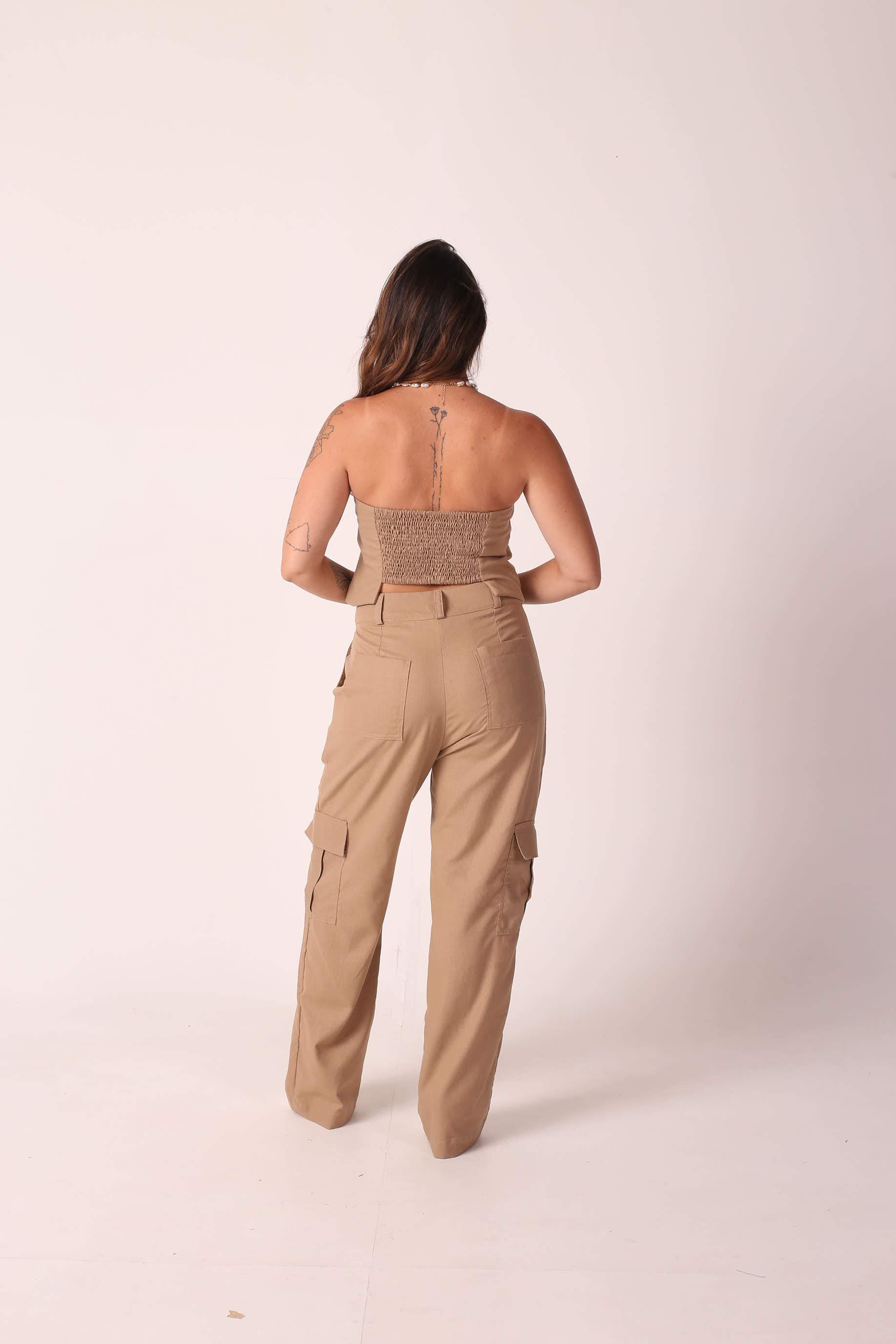 Conjunto Linho Letícia Cappuccino