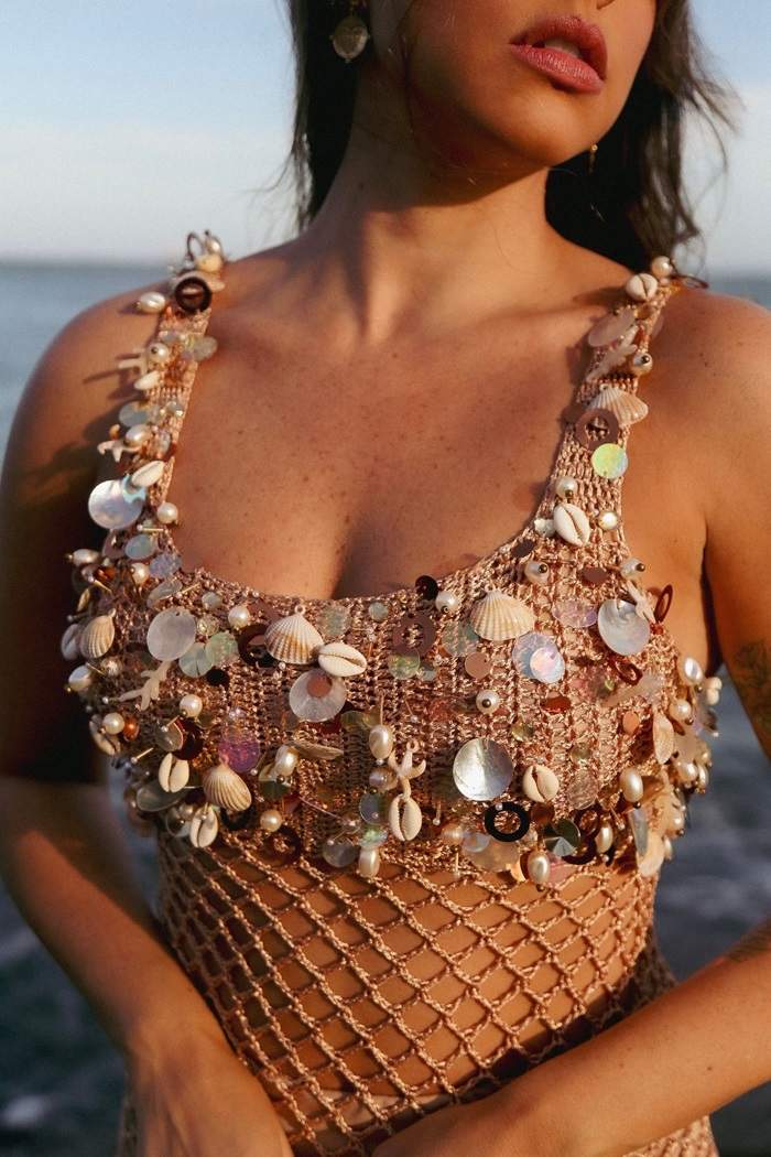 Vestido Croche Oceano