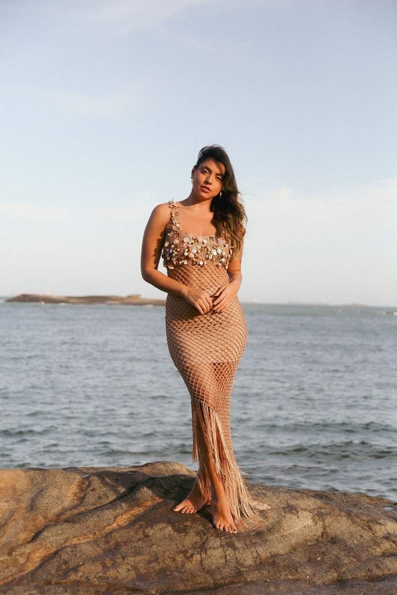 Vestido Croche Oceano