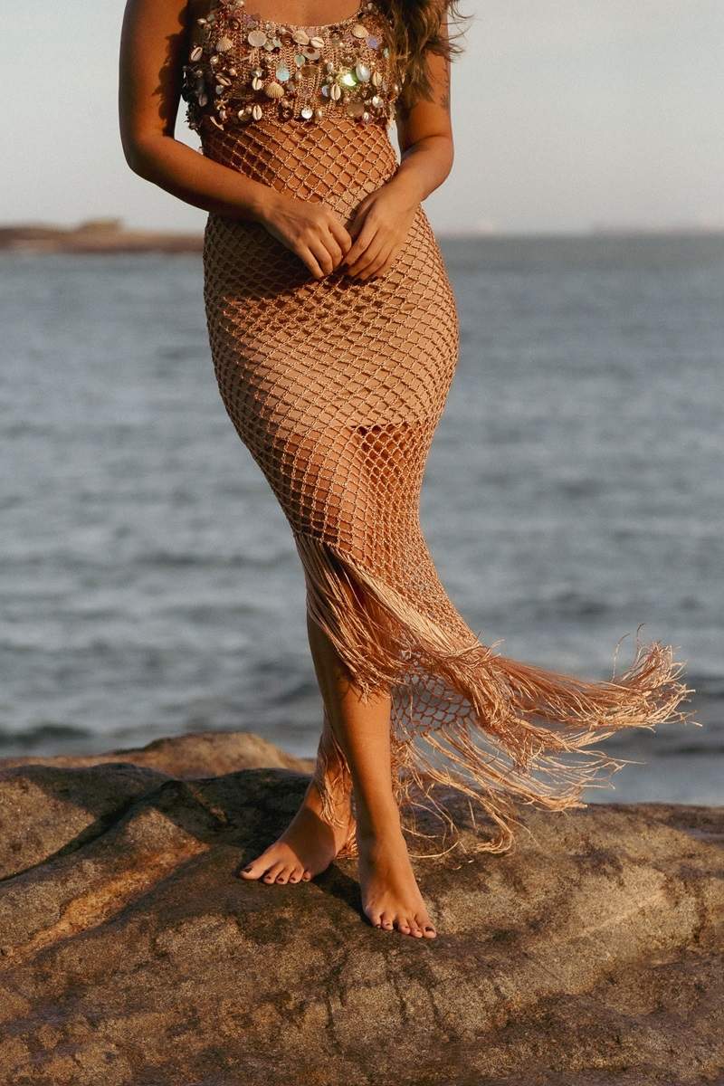 Vestido Croche Oceano