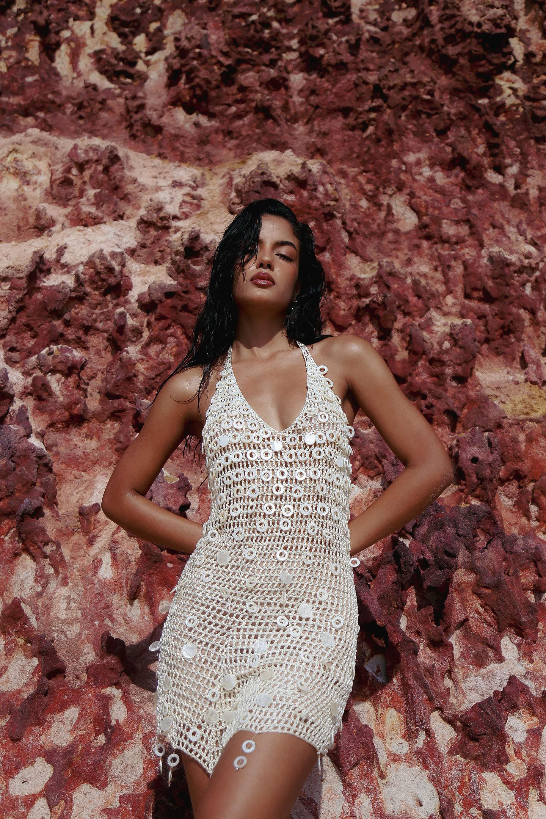 Vestido Croche Água Doce