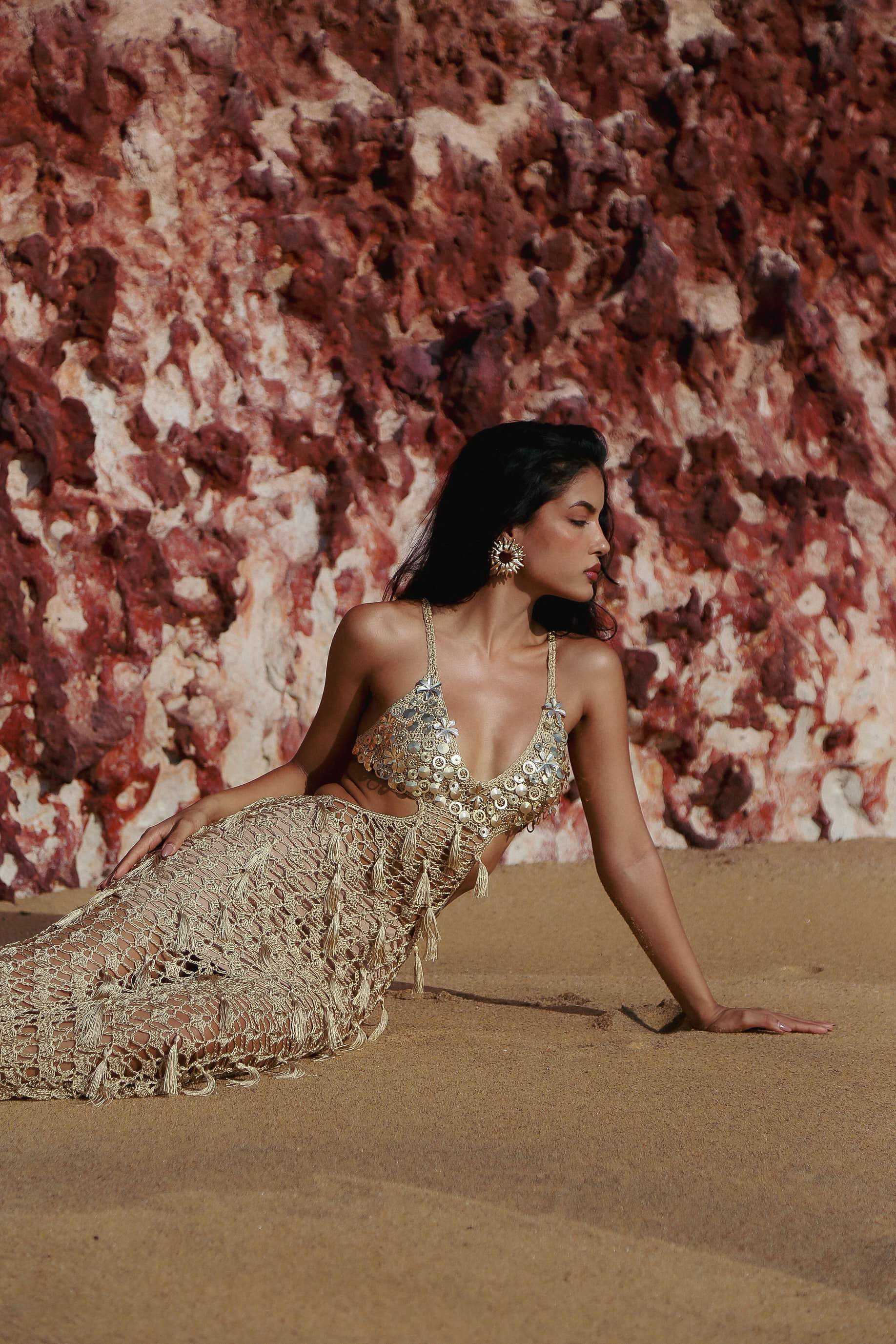 Vestido Croche Sol