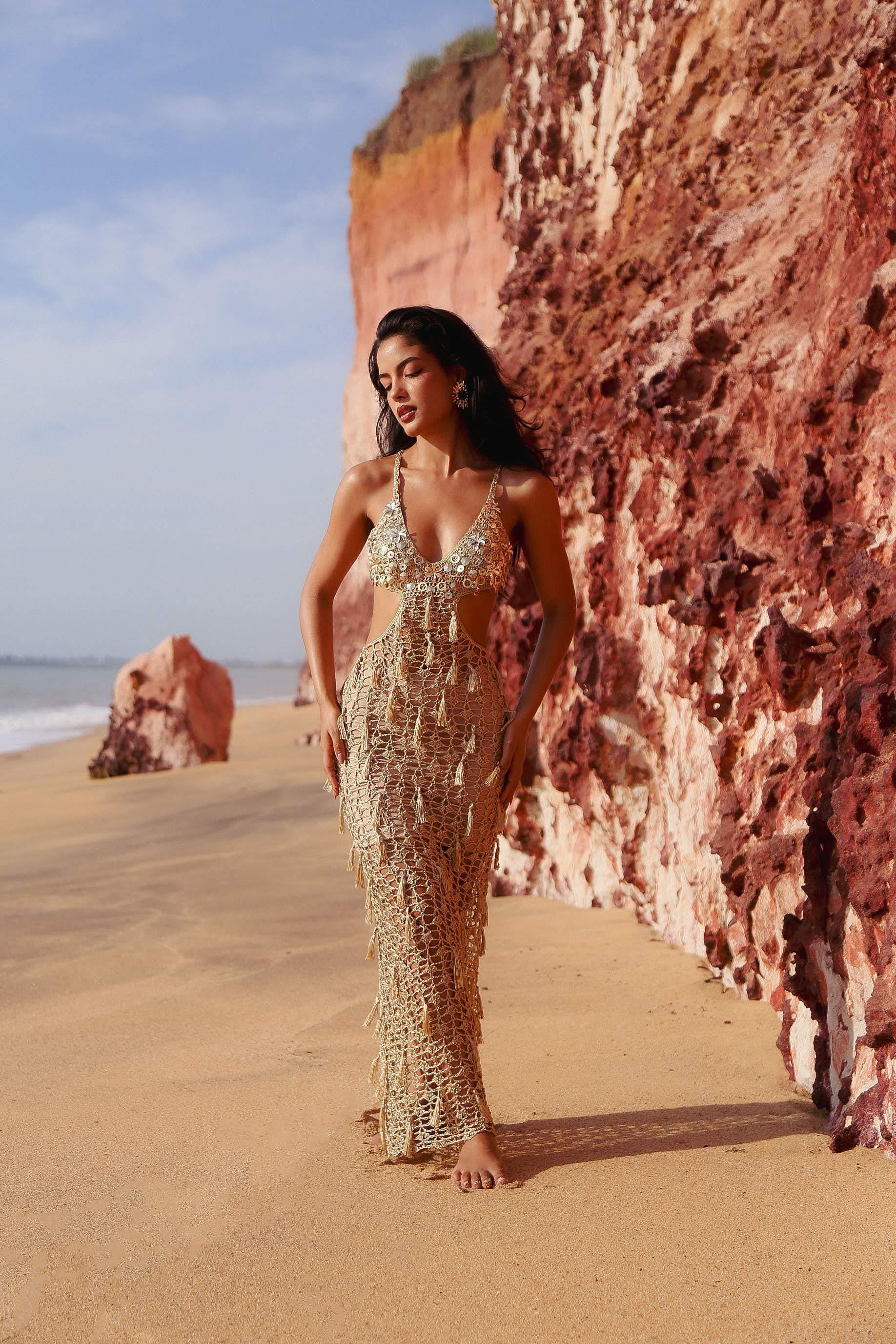 Vestido Croche Sol