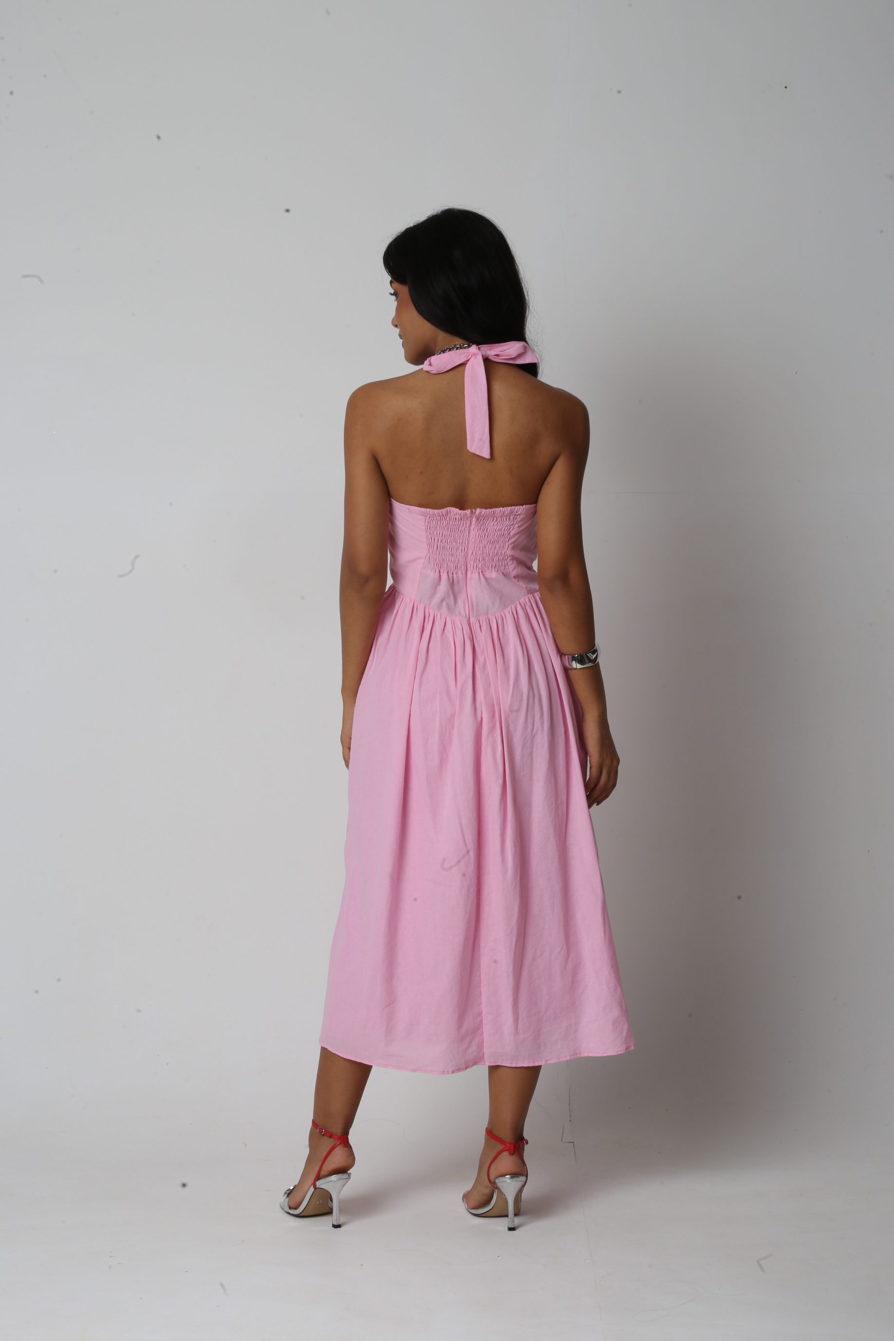 Vestido Algodão Valentina Rosa