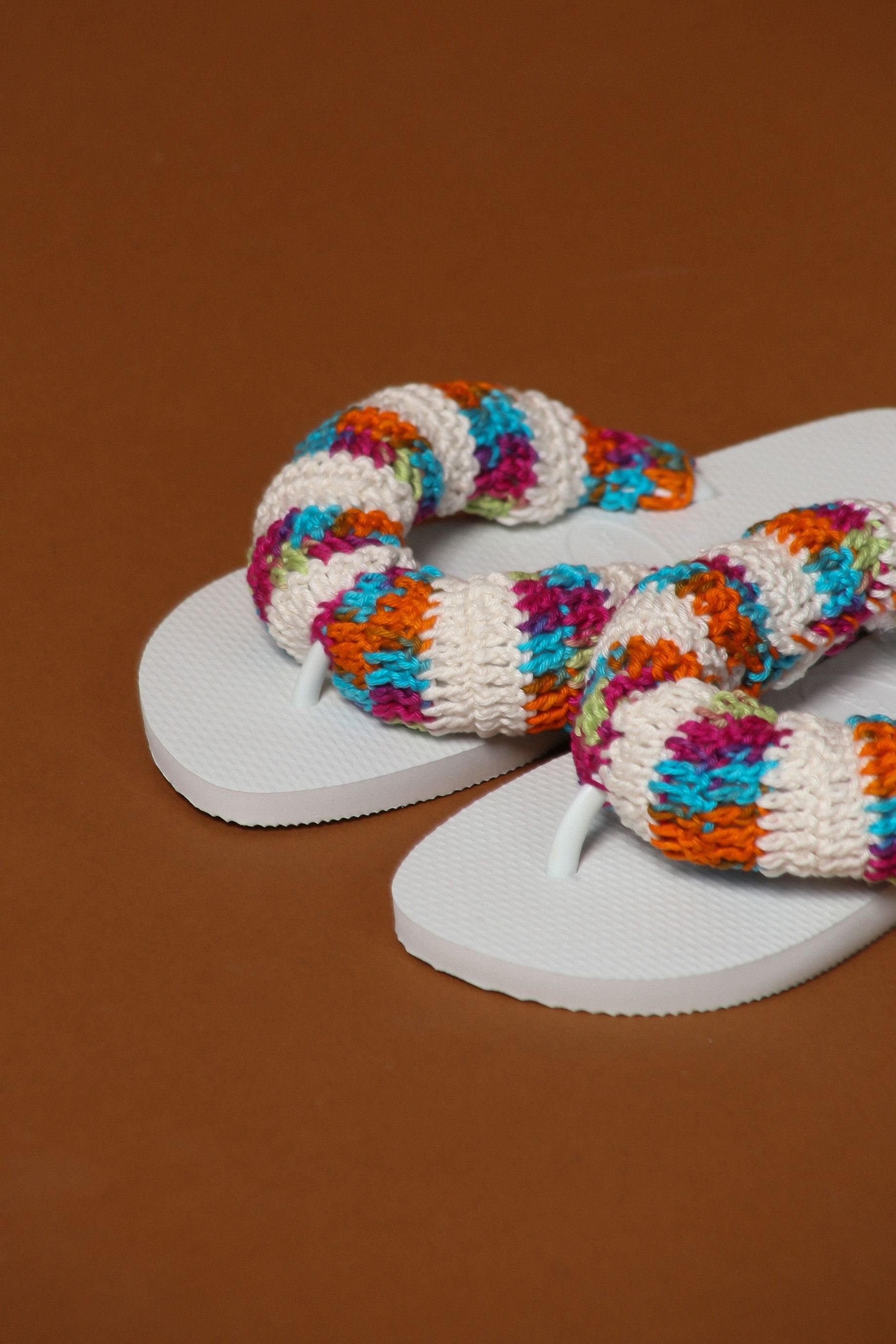 Havainas Croche Branca