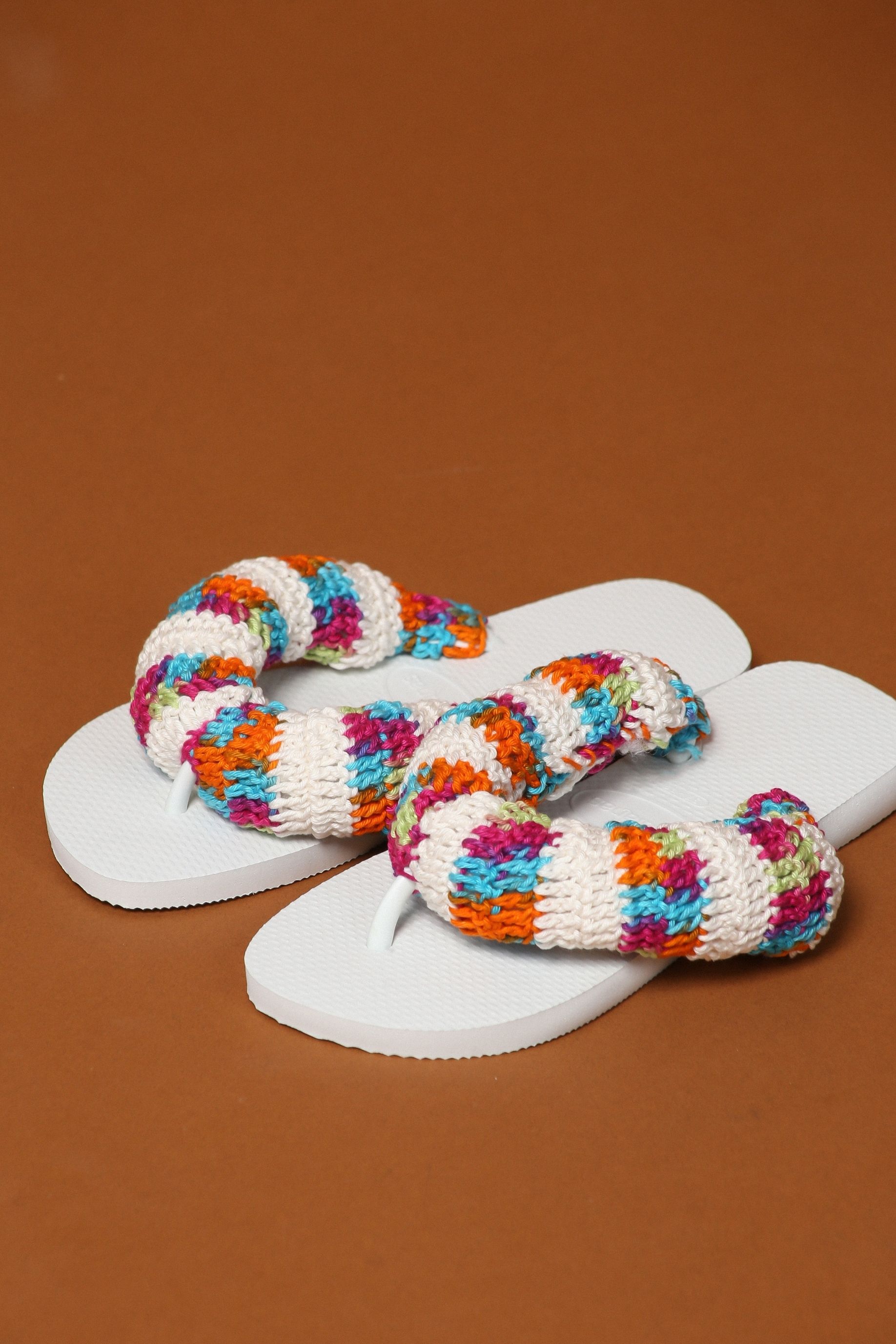 Havainas Croche Branca