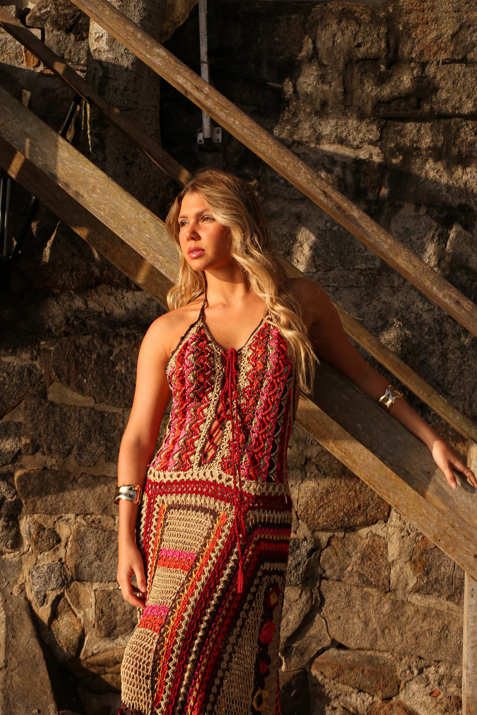 Vestido Croche Saint Tropez