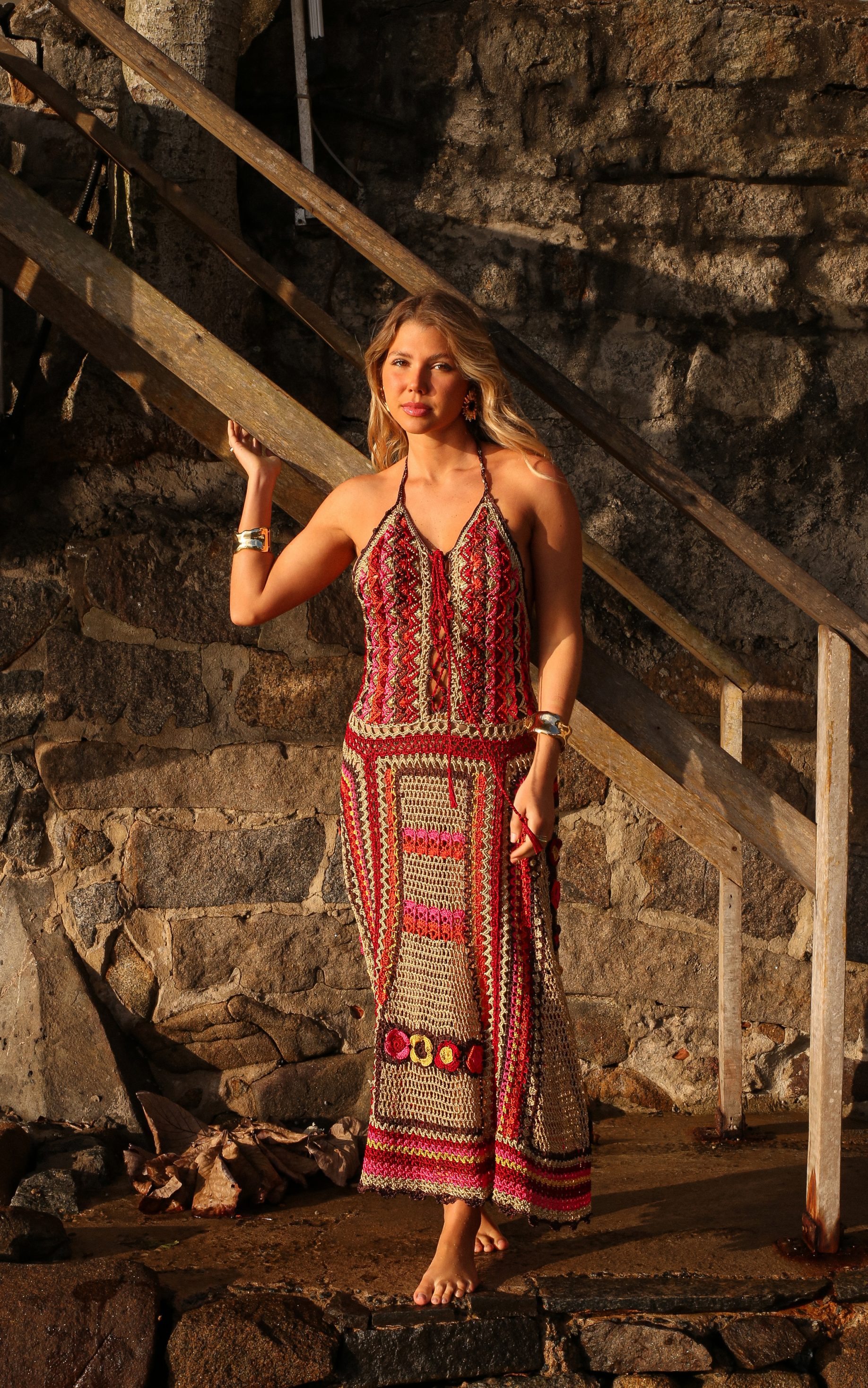 Vestido Croche Saint Tropez